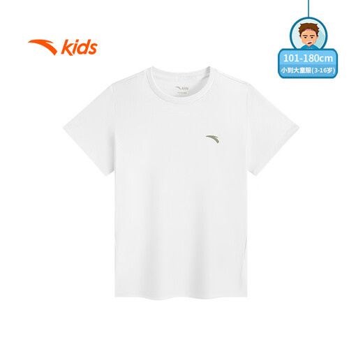 Anta children's boys' knitted short-sleeved shirt summer soft skin-friendly sports quick-drying short T-shirt A72527104