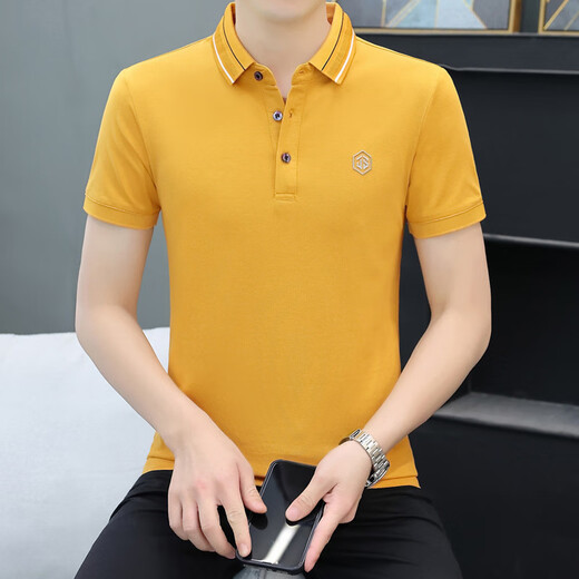 Caiden Ketch Brand T-shirt à manches courtes pour hommes à manches courtes pour hommes T-shirt à mi-manche décontracté.