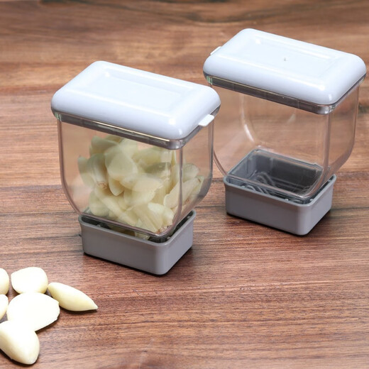 LZJV garlic cutting artifact Korean commercial barbecue restaurant quick manual garlic cutting garlic tool household garlic cutting gray 2 large size