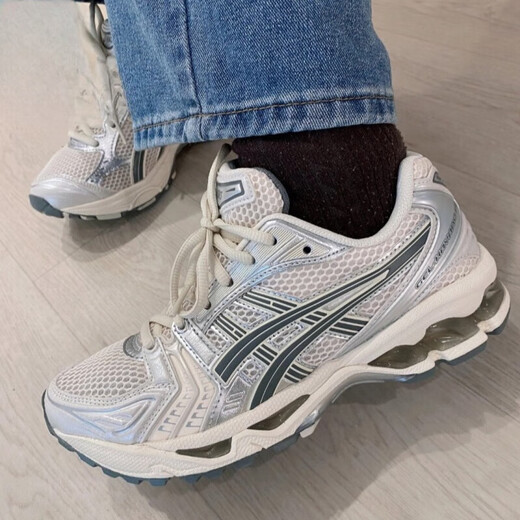 亚瑟士（ASICS）GEL-KAYANO 14 男女复古跑步鞋 1201A019-108-200-006 白冰蓝_1203A537-106 36