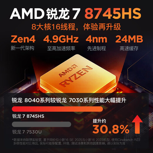Lenovo Xiaoxin Pro16GT/Xiaoxin 16c 2025 Subventionierte Ryzen Edition AI Superbook Business Office Student Ultraleichter Laptop Ryzen R7 24G 1 ​​TB Upgrade Xiaoxin 16c 16-Zoll-Vollbild