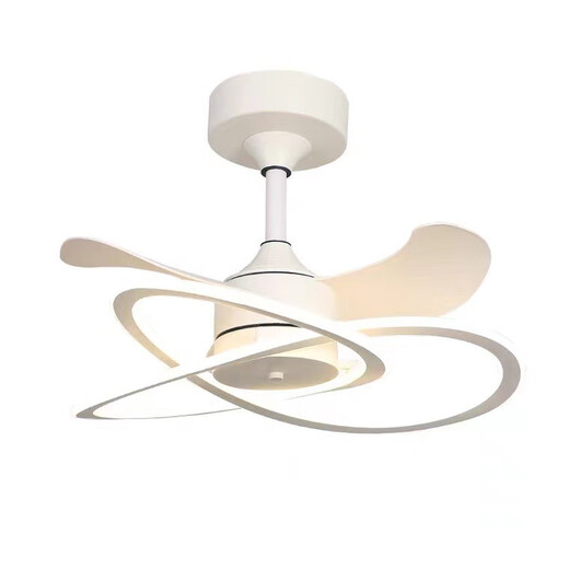 XMSJ Nordic Fan Light 2024 Neues stillen Hauptschlafzimmer-Restaurant Deckenleuchter Licht Haushalt integrierte Kronleuchter modern