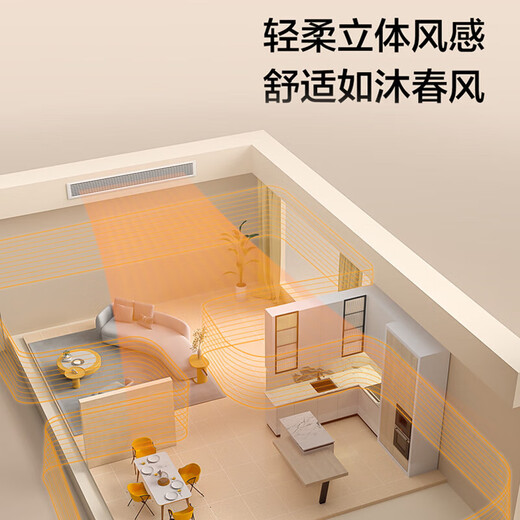 Haier central air conditioner Yunshu Linghang formaldehyde removal duct machine one to one large 3 hp new first-class energy efficiency living room household embedded full DC frequency conversion net power-saving central air conditioner large 3 hp first-class energy efficiency Yunshu Linghang + DC water pump + long-term formaldehyde removal and sterilization