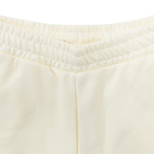 Adidas (adidas) Pantalon de survêtement féminin 2025 Été nouveau pantalon décontracté tricoté à la mode lâche confortable pantalon à jambes droits pantalon droit jw9721 ivoire blanc