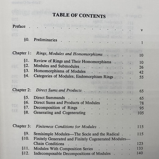 Rings and Categories of Modules2nd edition 纸质书