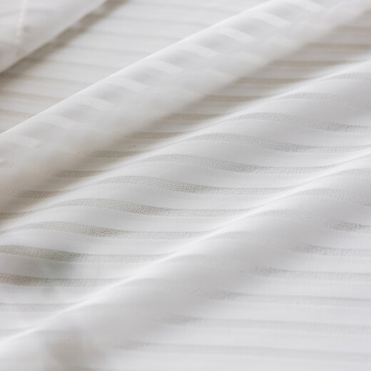 Yinmai gauze curtain dream curtain 2025 new vertical blinds phantom gauze bedroom living room balcony household white light-transmitting and opaque white丨white per meter punching processing