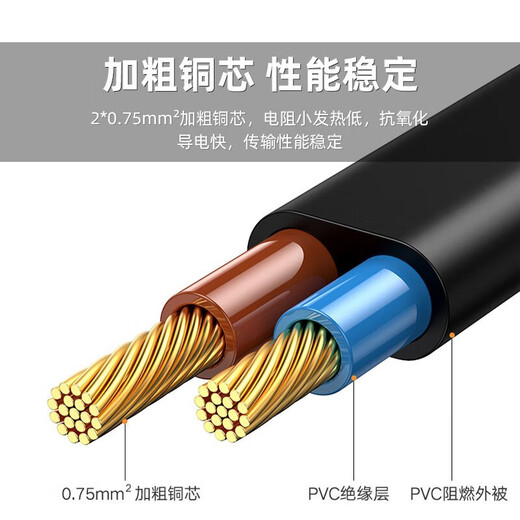 Repree eignet sich für Rigal Rigal RD-850/853/828/E1/B2/M1/I21/22 Projektor Netzkabel 805/810/816/B10/E21PRO Ladekabel [Schwarz] Nationales Standard-8-Word-Schwanzanschlag 1,5 Meter