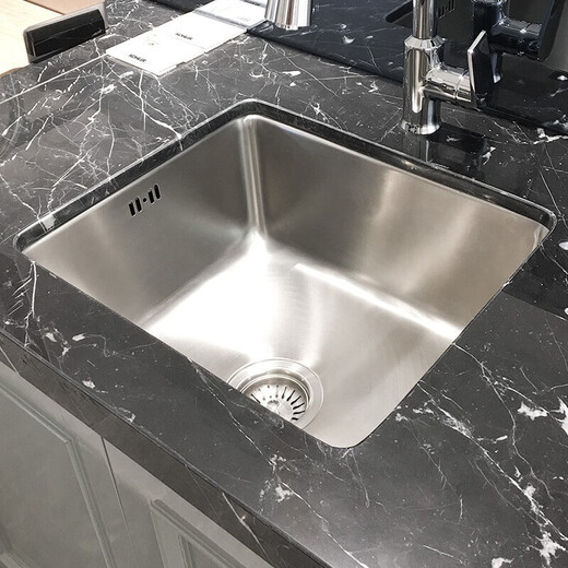 
JOMOO 2025 new sink kitchen single tank small apartment top-top and bottom-end washing basin and dishwasher 3884T-C K-38 -C-NA