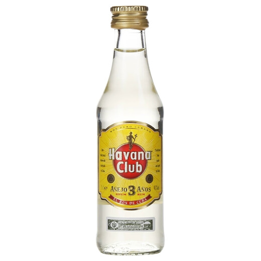 哈瓦那哈瓦那俱乐部3年哈瓦那朗姆酒鸡尾酒700ml Mojito莫吉托进口洋酒 哈瓦纳 50mL 1瓶