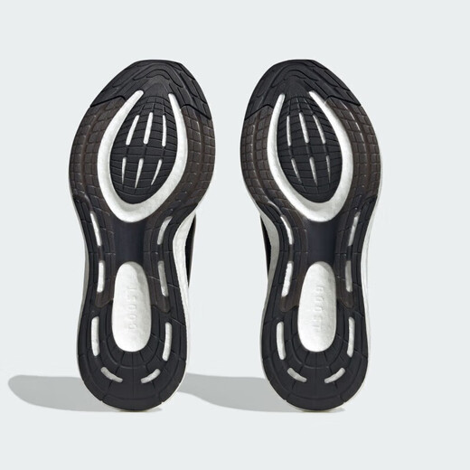 Chaussures de course adidas Chaussures masculines 2025 Summer Pureboost 23 Chaussures de sport d'absorption de choc if4839 Black and White 39