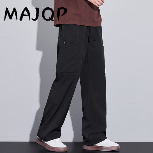 Pantalones de trabajo verde militar MAJQP Pantalones de primavera y otoño heterosexuales