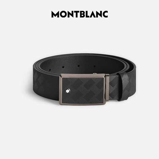 
Montblanc Style 3.0 Series Plate Buckle Belt 35mm Width 199106 Men's Gift