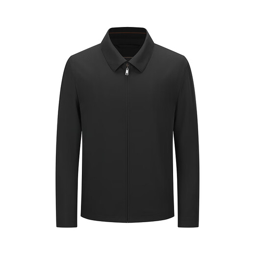 Youngor executive jacket men's 2025 spring and summer young and middle-aged nylon fabric elastic comfortable single executive jacket business casual black VJJK424965AQA L 175/96A (recommended 130-150Jin Jin equals 0.5 kg)