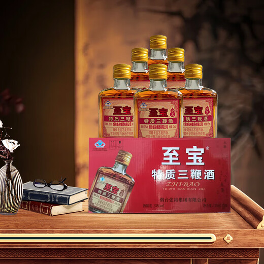 至宝 特质三鞭酒 35度 125ml*6 礼盒装（新老包装随机发货）