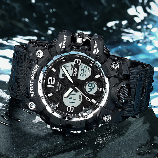 Peak Watch Мужские водонепроницаемые светящиеся ученики многофункциональные электронные часы старшеклассников.