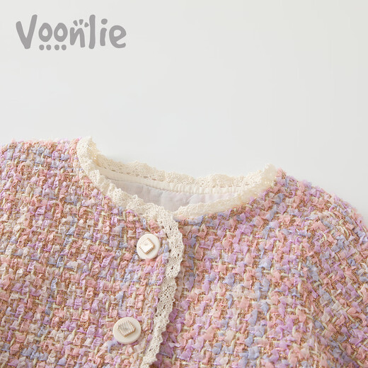 Fanhunting girl's small fragrant dress spring dress fashionable children's princess dress baby one-year-old dress gauze skirt suit spring and autumn