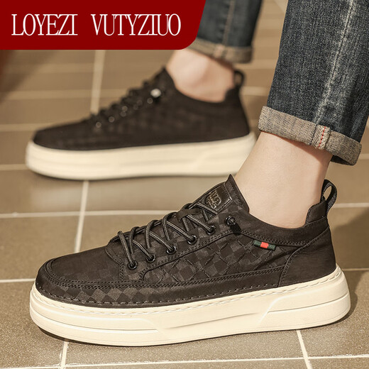 LOYEZI VUTYZIUO CHAISSOIRES HOMMES 2025 NOUVEAU AUTOMNE AUTOMNE MEN'S LAZY CONCUTÉE SOLE SOLE SOLE SOLE ANTI-ODOR COMMOIE SPORT