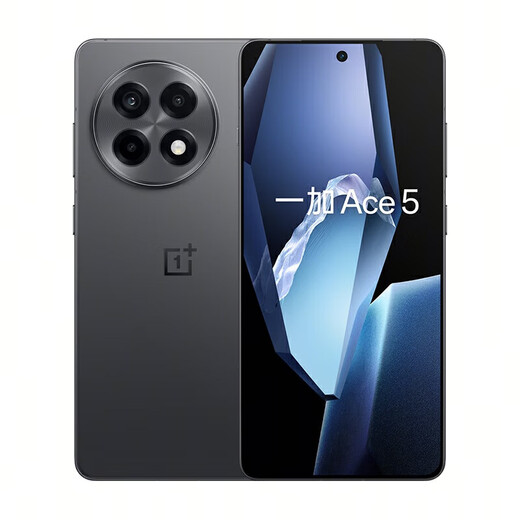 OnePlus Ace 5 new 5G gaming AI smartphone third-generation Snapdragon 8 6400mAh large battery long battery life Enjoy oppo official after-sales service Full speed black 12GB+256GB Full network connection Official standard configuration