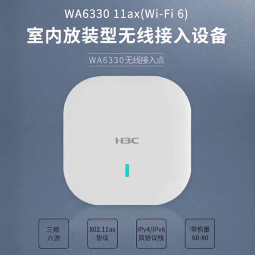 H3 WA6330 / WA6338 / WA6530I / WA6636 / WA6638I-LI / Hi-Fit Installation haute densité AP WA6330-FIT 3.267Gbps / Triple Fréquence 6 Stream