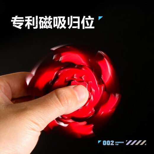 MieLanat's new Internet celebrity explosive armor rotating finger fingertip decompression gyro decompression creative cool student transformation toy technology golden armor