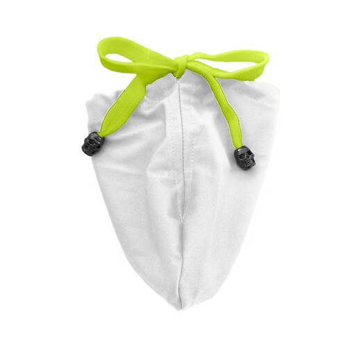 Sao0 European and American men's beltless pants solid color gay sexy pants thong low waist tight fitness sports bed temptation white L