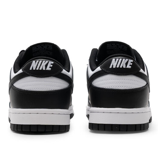 Nike (Nike) Мужская обувь и женская обувь 2025 Spring New Dunk Low Pare's Sneakers Модные и универсальные повседневные туфли с низким уровнем для женщин DD1391/CW1590-100 Черно-белая панда 36,5 (GS)