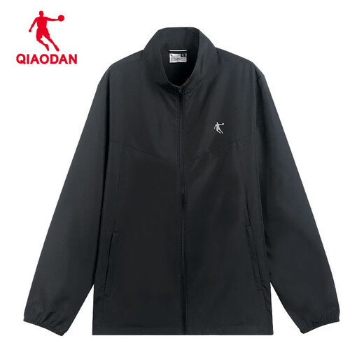 
Jordan Sports Jacket Men's Travel Mountaineering Trench Coat 2025 Autumn New Outdoor Water Splashing Standing Collar Jacket Top Men's Black L /175