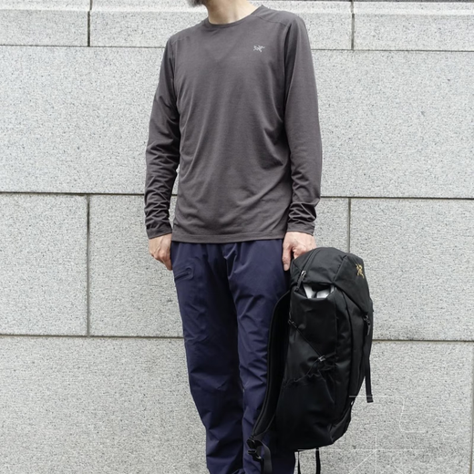 Archaeoptera Bird (arc'teryx) Archaeoptera Bird / Arcteryx Men's Cormac50 + Suncreen Brepinable Séchure à manches longues à sec x9719 Black Grey Black Heather S