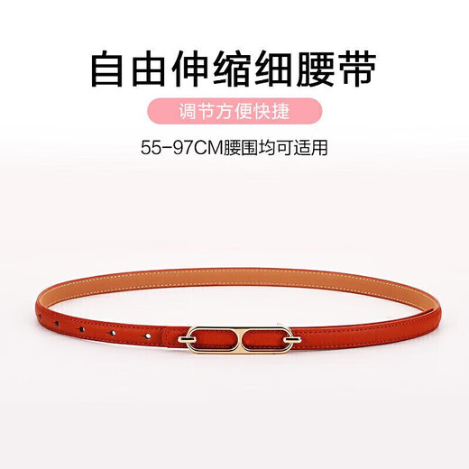 
Katile Crocodile Women's Belt Cowhide Slim Belt Women's Casual Versatile Decorative Skirt Pin-buckle Skirt Fashion Birthday 520 Gift