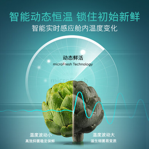 SIEMENS precision-controlled Hengxian 637L side-by-side refrigerator, intelligent dynamic constant temperature, ultra-large capacity, first-class energy efficiency, Huyunlan KT99V1356C, national subsidy