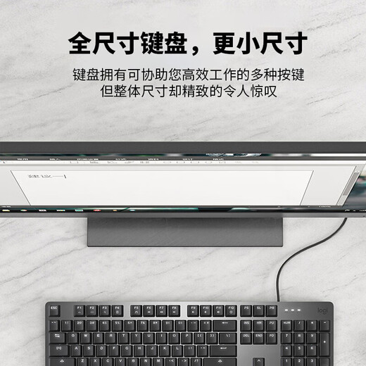 罗技（Logitech）G502 HERO有线键鼠 游戏鼠标 K845游戏机械键盘 电竞键鼠套装 G502HERO+K845机械键盘（红轴）
