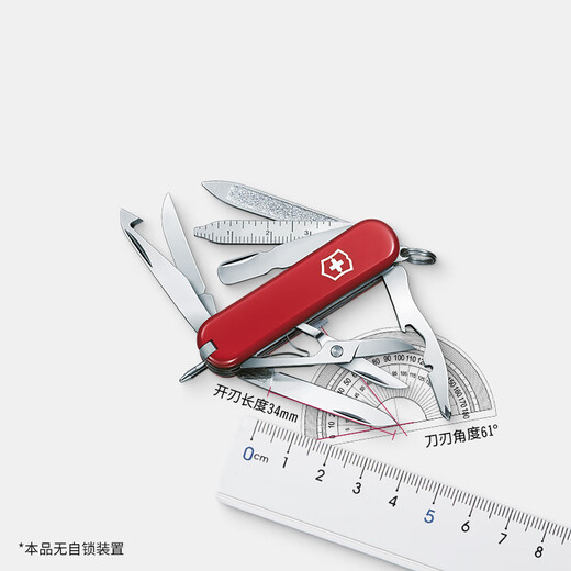 Victors Swiss Army Knife Aluminum Mini Hero 58mm Outdoor Knife Folding Knife Bodyguard 0.6381.26 Silver