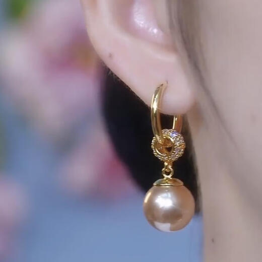 Chipan sterling silver pearl earrings women's long style temperament versatile shell pearl earrings fashion earrings 2024 new high-end ear hooks