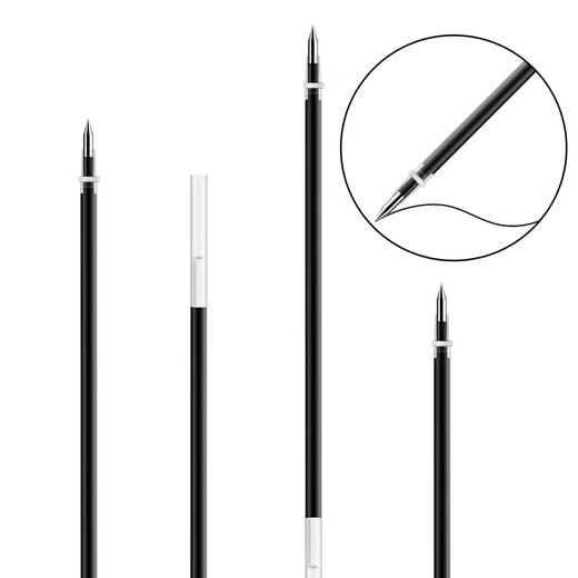 Deli 0.7 mm Núcleo de lápiz neutral de reemplazo de bala de bala Tipo/Tipo de tapa/firma Pen neutral núcleo de recarga de lápiz opcional. Deli S753 NUESTRO PEN LENTA CORE 0.7 Bullet (Negro) 20 piezas Bullet de reemplazo de reemplazo de núcleo de 0,7 mm Por favor, elija ventas directas del fabricante y entrega de varias tiendas