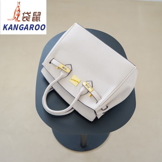 Kangaroo style handbag women's bag large capacity Kelly bag women's 2025 Chinese Valentine's Day trendy bride wedding bag flagship-black large size