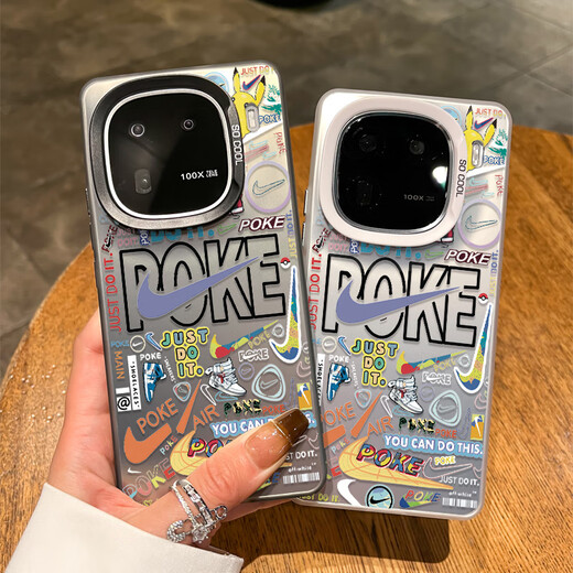 Wenzhi es adecuado para la caja de teléfonos móviles IQOO13 Graffiti Pikachu 12Pro Men and Women Nuevo estilo Iqooneo10 Nicho de celebridades de Internet 11 Caso protector 9 láser 8 marca de moda 7se silicona z9turbo protección plateada-gafiti pikachu color plate l683 IQ13