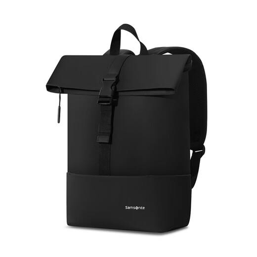 Samsonite (Samsonite) Urban Commuter Large Capacity Backpack Casual Flip Design Business Travel Commuter Bag Backpack TR1 TR1*09030 Black