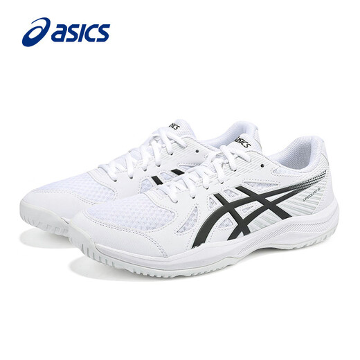 ASICS table tennis shoes men's UPCOURT 6 official flagship professional comprehensive training shoes white and black 42