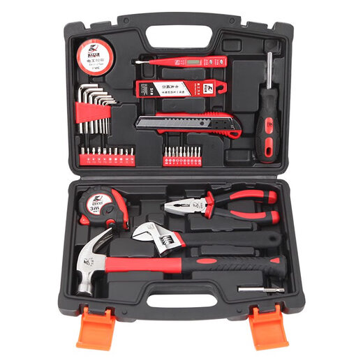 
Household multi-functional repair hand drill power tool set Bakery-wooden hardware tool box collection Invoice-issuing dual-battery lithium battery drill 126-piece set P3893