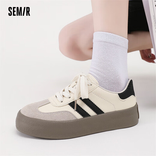 Semir women's shoes, women's spring and summer breathable versatile casual sports shoes, women's SFYM233655 white 37