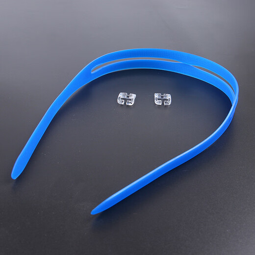 Xu Qixing swimming goggles with glasses strap silicone swimming goggles with universal swimming goggles with Japanese buckle silicone swimming goggles accessories black mirror strap + black buckle