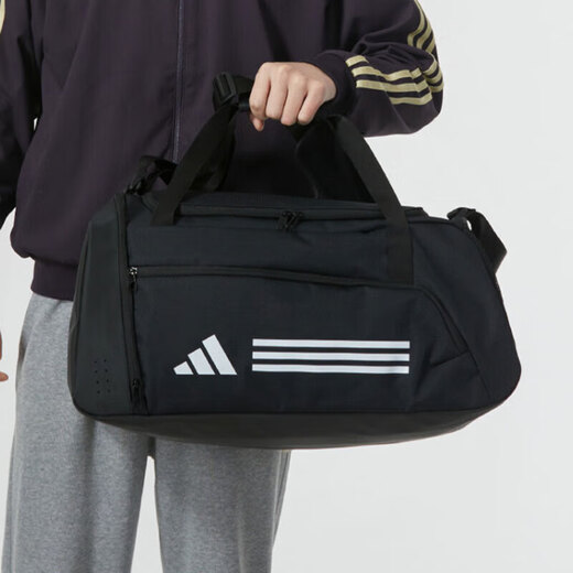
Adidas men's bag women's bag new outdoor portable crossbody bag sports gym bag casual travel shoulder bag IP9863/black and white MISC