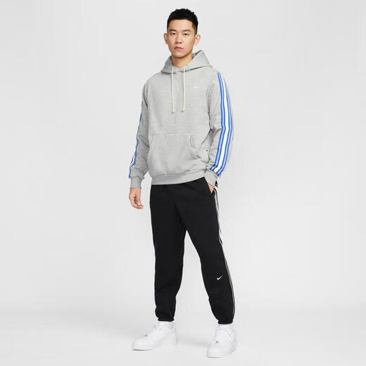 耐克（NIKE）男子透气舒适休闲裤加绒篮球裤潮流卫裤宽松直筒运动长裤 HJ3884-010 3XL