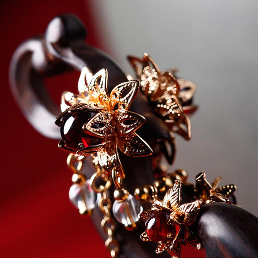 Phoenix Nirvana hairpin, ancient style ebony hairpin, new Chinese style hair accessories, Hanfu headwear, step-shaking hairpin, birthday gift for girlfriend