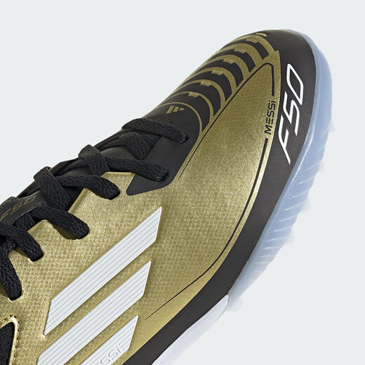 Adidas children's shoes for boys and children F50 Messi model artificial grass/outdoor hard floor TF broken nail football shoes IE9082 IG9277 36.5 size/4uk/foot length 22.5cm