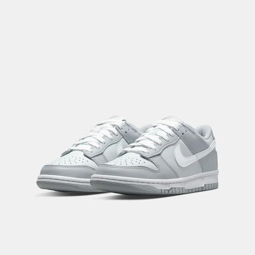 Nike Nike Hombres y zapatillas informales de mesa bajas de los hombres y mujeres Sportes Ligeros Cushoning Sports White White Skateboard Zapatos Big Children's Zapatos DH9765-001 Tamaño 36 Adecuado para el pie Longitud 23 cm