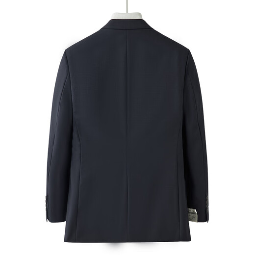 Jijia broken code worsted 97% wool suit top anti-wrinkle business formal single suit men's wool navy blue 165B