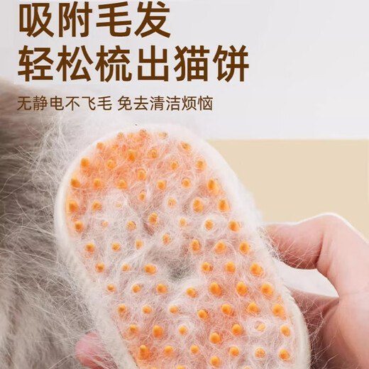Pet cat and dog spray massage comb, steam comb brush, cat hair cleaner, remove floating hair, bath-free cat comb, porcelain white rechargeable type, effective antibacterial 99%