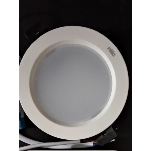雷士照明LED筒灯方圆形NLED91925 9193 9194 9195 9196 9198R NLED9193 7W圆形5700K正白光 开