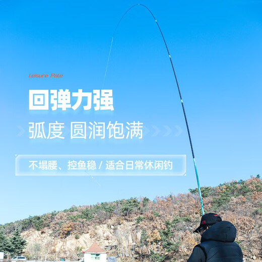 Guangwei Fishing Rod Xiwutai Fishing Rod Ultralight Super Hard Carbon Fishing Rod Fishing Tackle Supplies Fishing Hand Rod 3.6m
